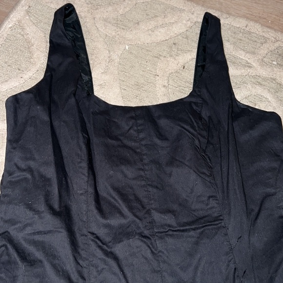 NWT🌷BITTEN BY SARAH JESSICA PARKER🌷 black cotton fully lined sundress - Picture 2 of 9